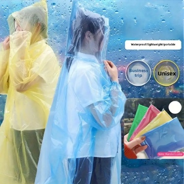 Portable Emergency Raincoats