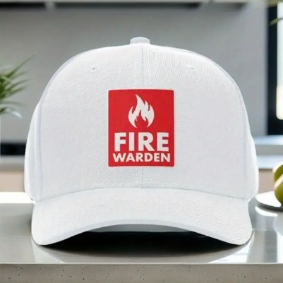 Chief Fire Warden Hat – Flame Design